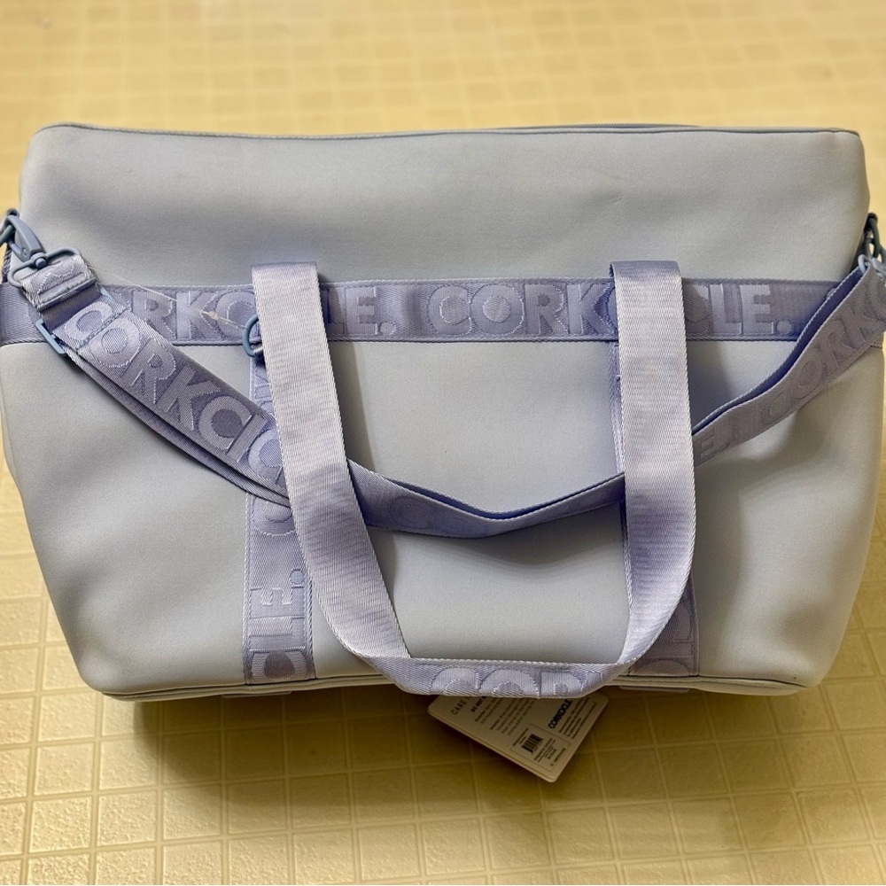 Corkcicle Estelle Tote Light Blue Tote Bag - Picture 5 of 6